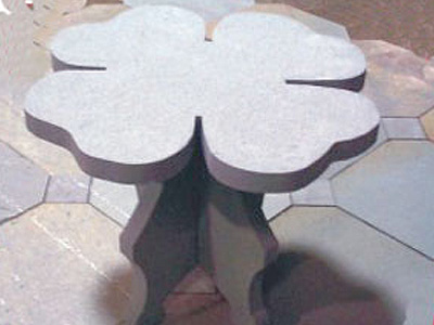 Stone Shamrock Table