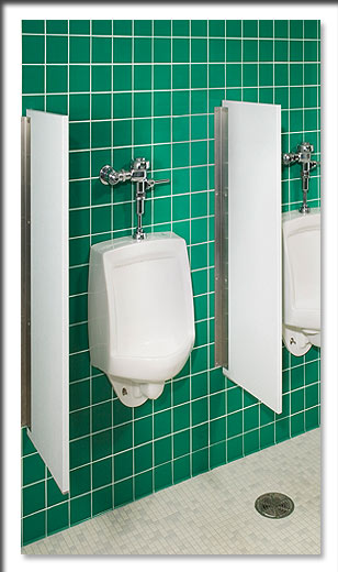 wedge shaped urinal screens